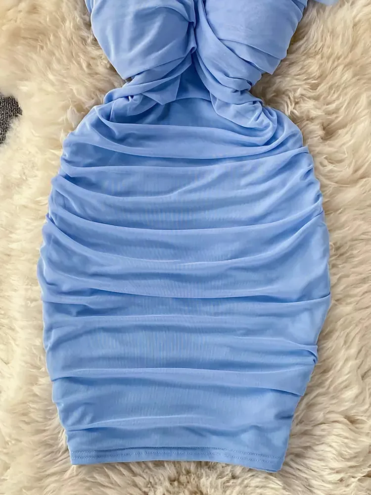 Sexy Women Shapewear Solid Party Dresses