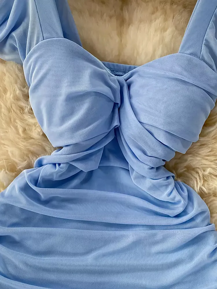 Sexy Women Shapewear Solid Party Dresses