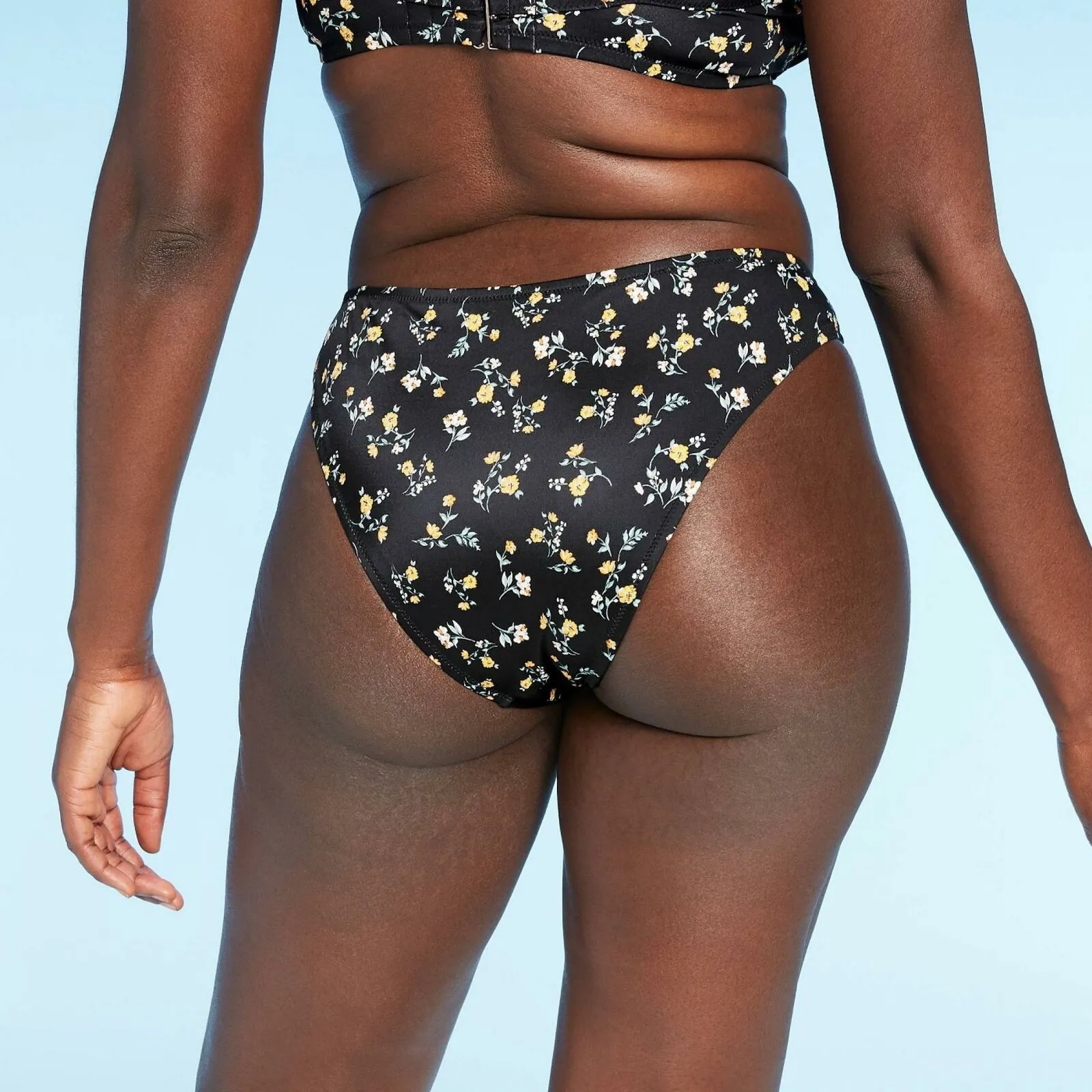 Shade & Shore Women's High Leg Extra Cheeky Bikini Bottom