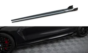 Side Skirts Diffusers V.1   Flaps BMW M8 Gran Coupe F93 / 8 Gran Coupe M-Pack G16