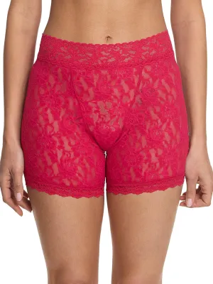 Signature Lace Boxer Brief Beet Juice Red Sale