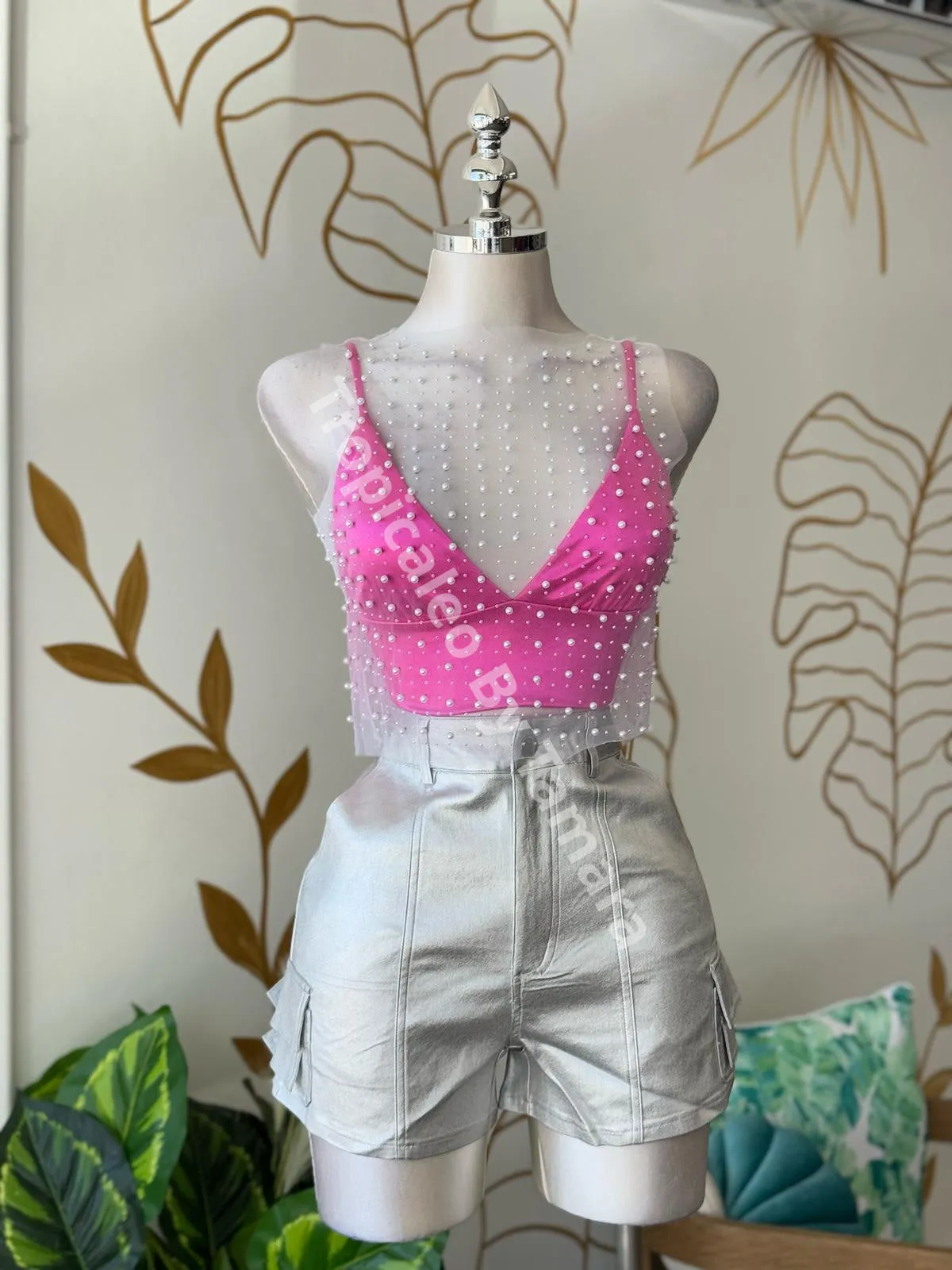 Silver Stone Cargo Shorts