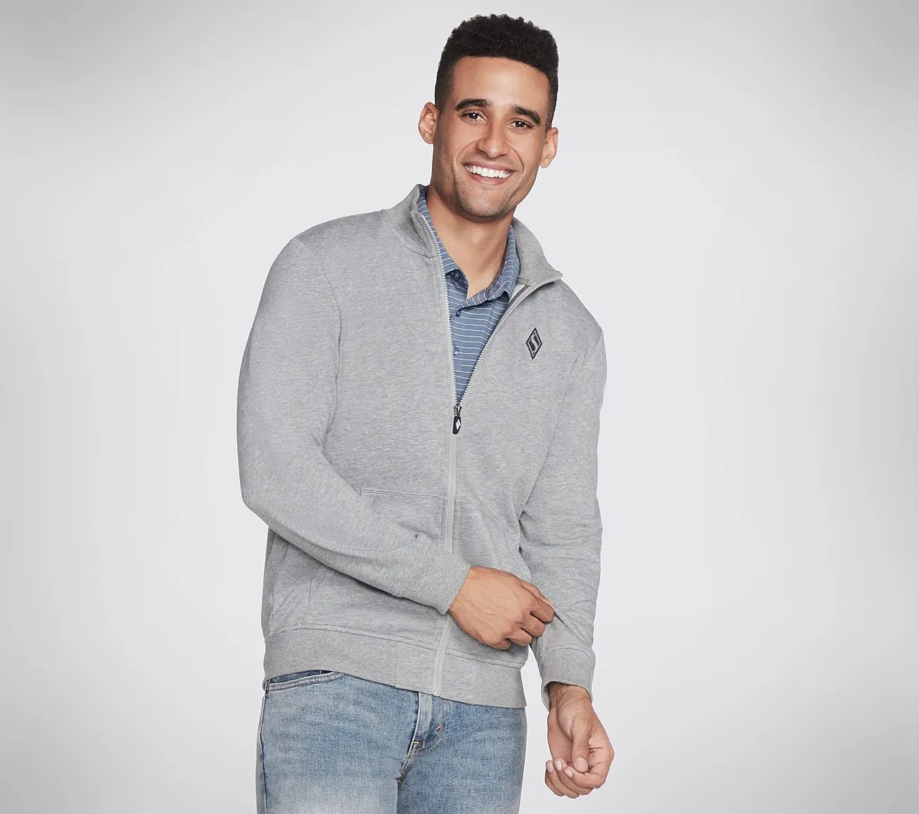 Skechers THE HOODLESS HOODIE GOWALK EV Men's Jacket