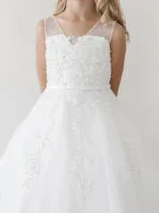 Sleeveless Lace Ankle Length Dress