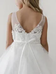 Sleeveless Lace Ankle Length Dress
