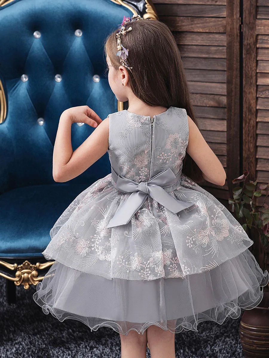 Sleeveless Tutu Gown Baby flower girl dresses