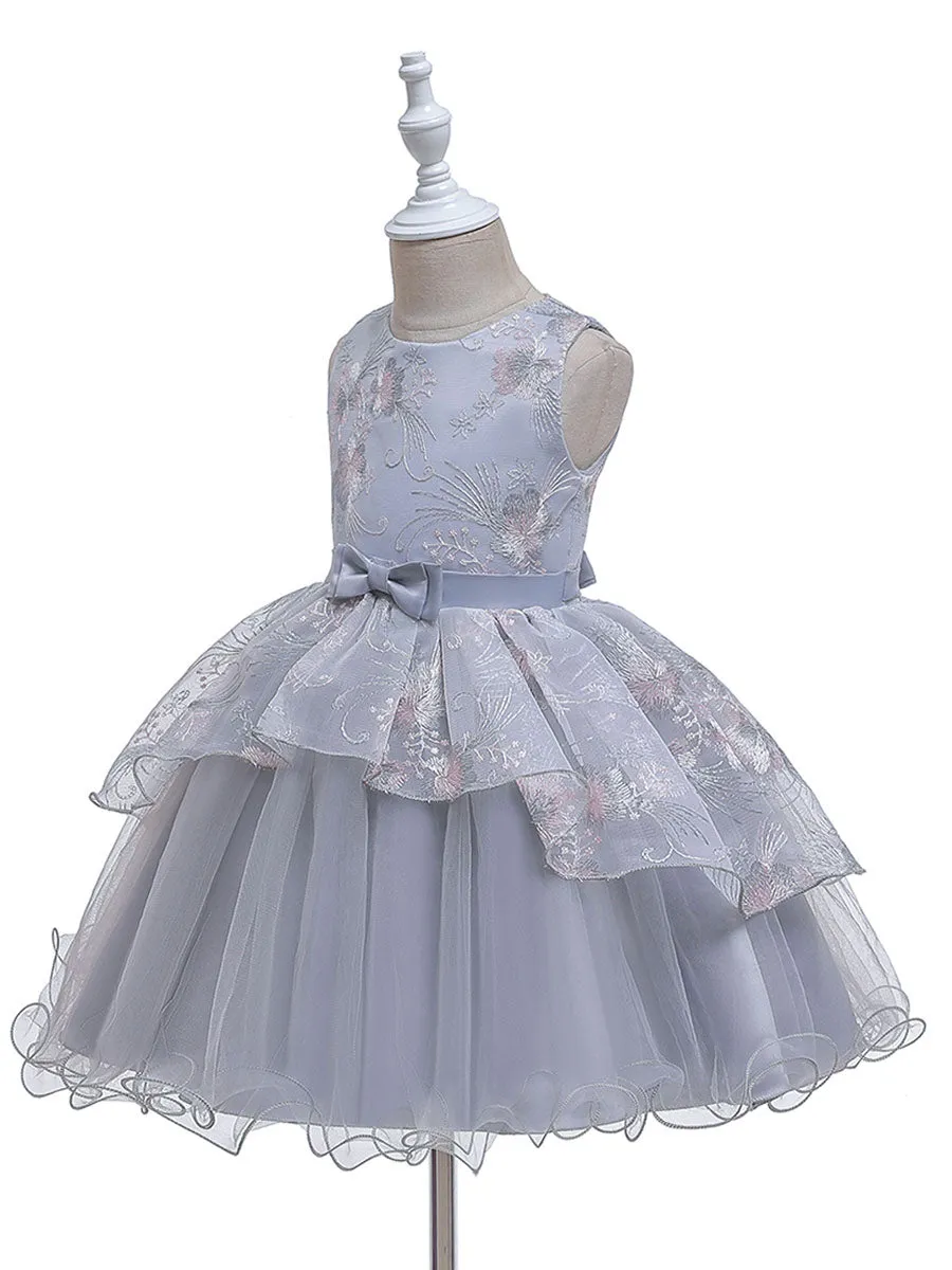 Sleeveless Tutu Gown Baby flower girl dresses