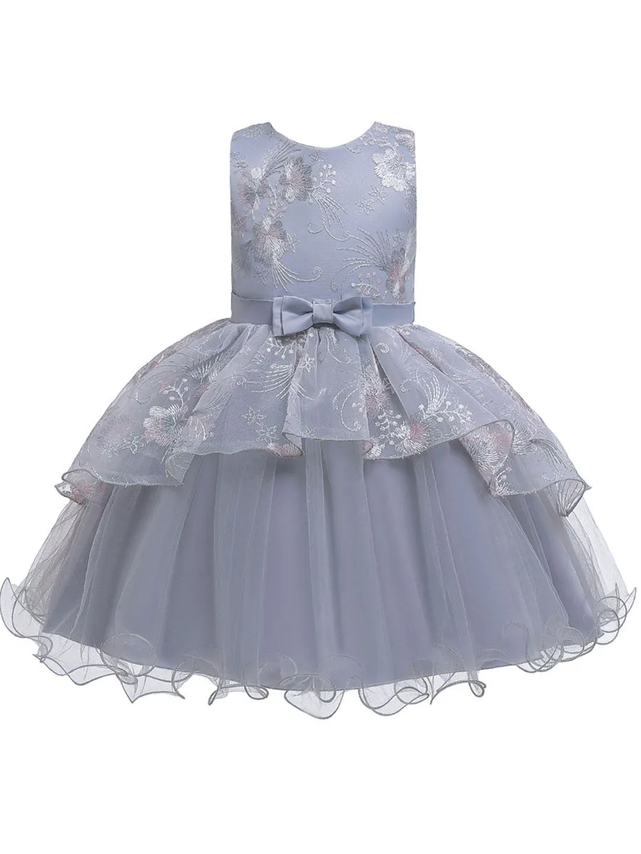Sleeveless Tutu Gown Baby flower girl dresses