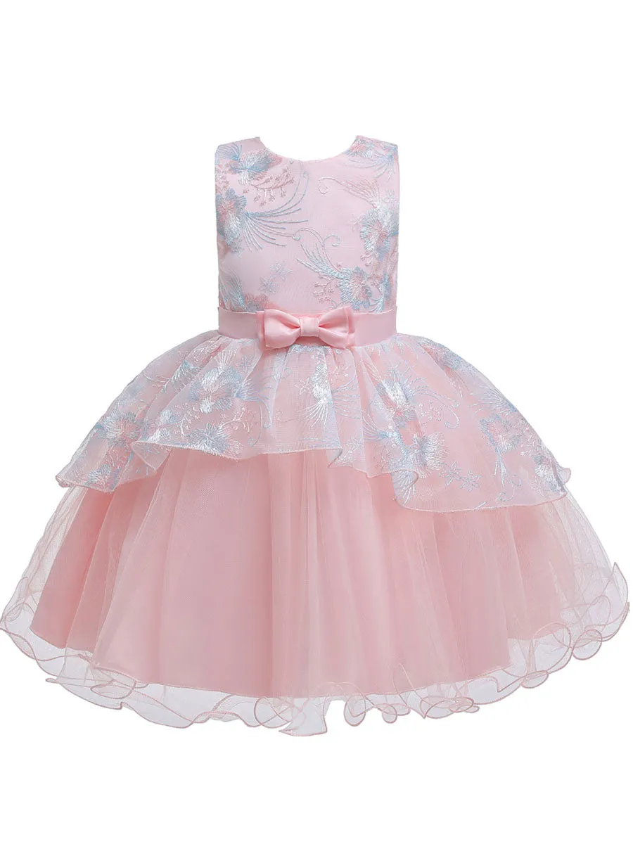 Sleeveless Tutu Gown Baby flower girl dresses