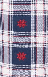 Snowfall Plaid Flannel  Men's Pajamas - Couples