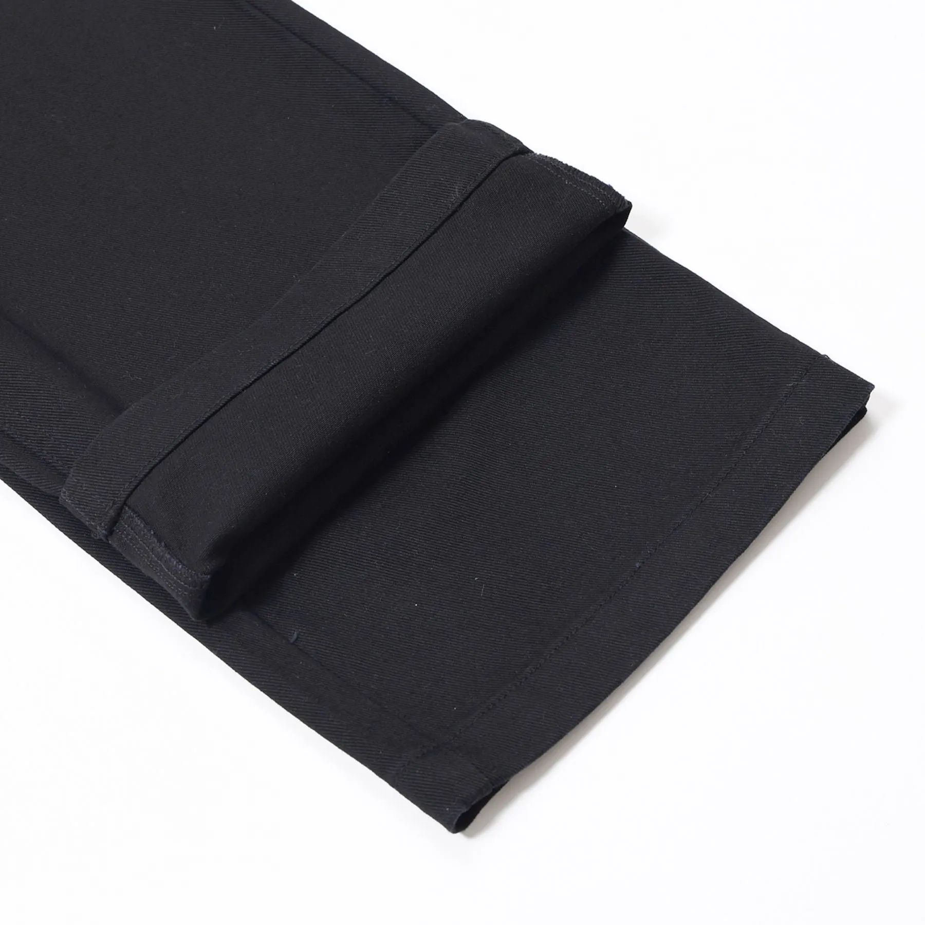 Solid Color Casual Pleated Trousers