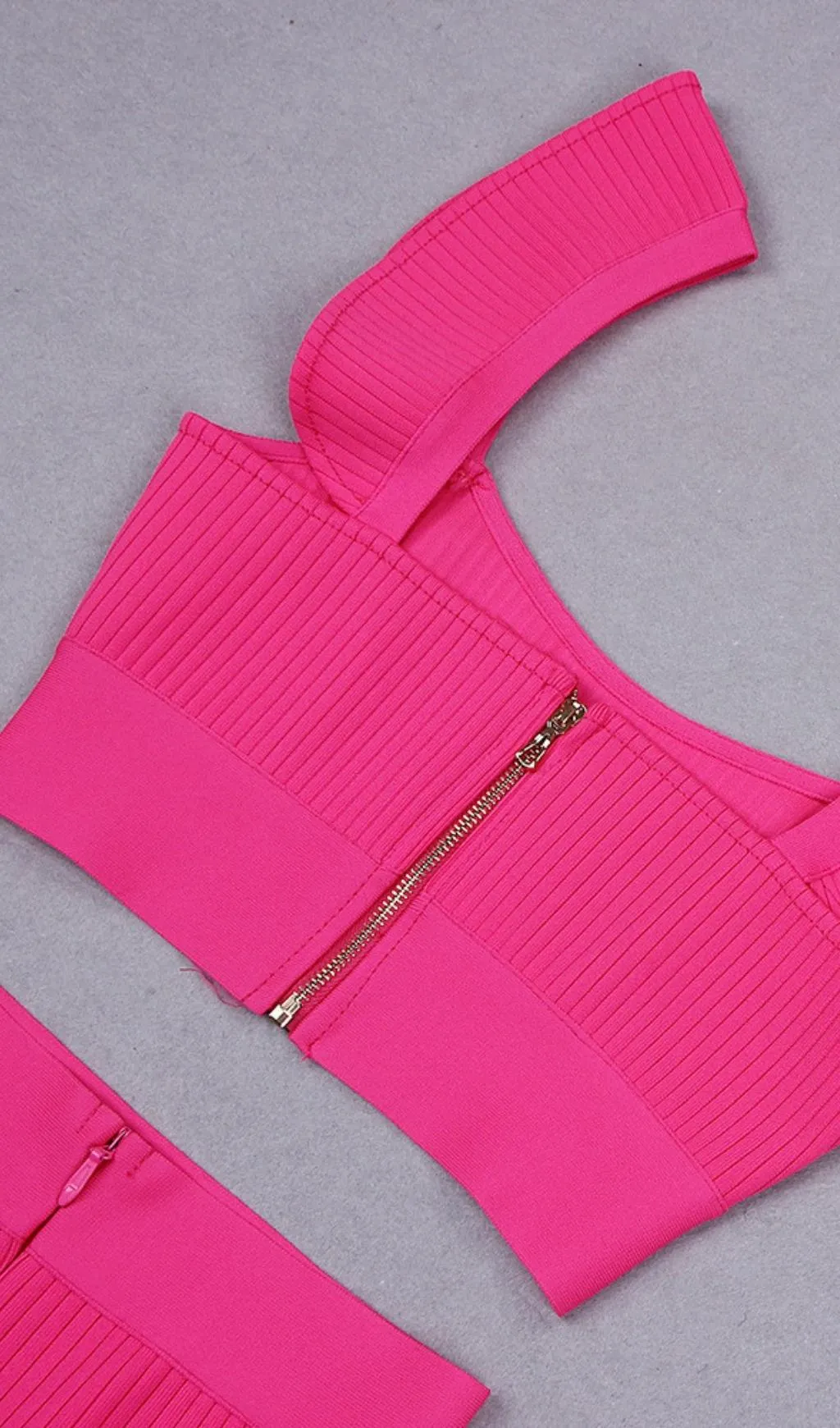 SquAre Neck Bandage Two Pieces
