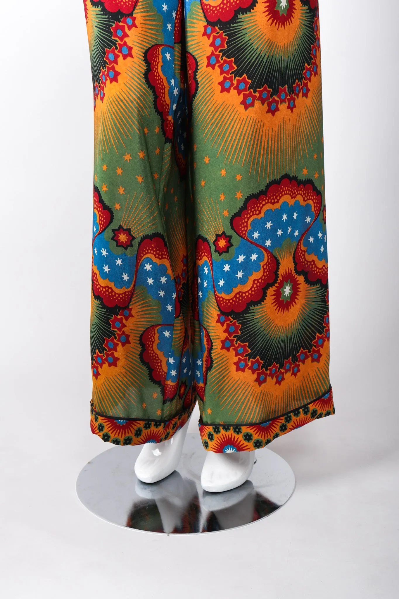 Stars and Stripes Silk Pants