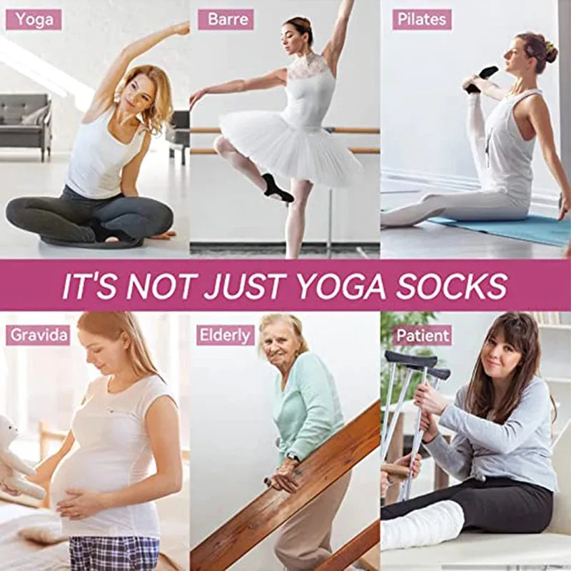 Stay Balanced and Stylish: Five-Toe Anti-Slip Yoga Socks for Women