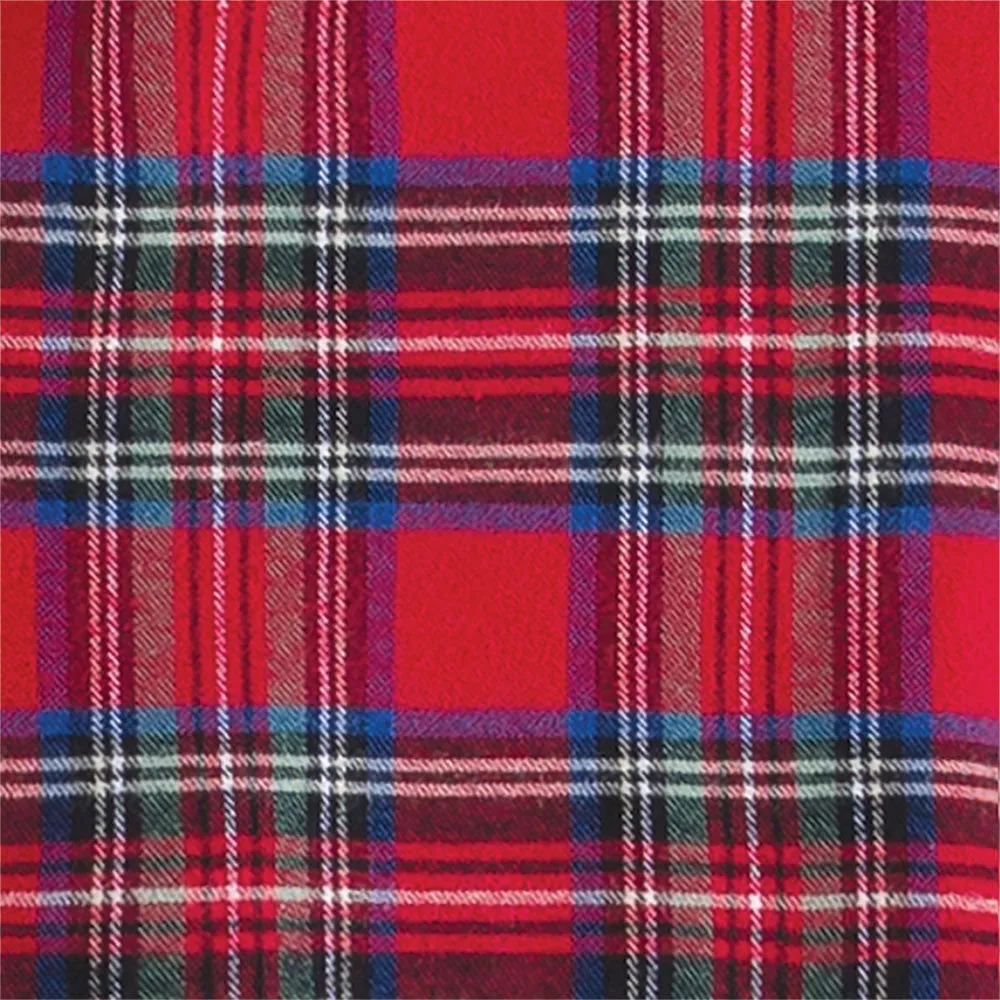Stewart Plaid Flannel Matching Couples Pajamas