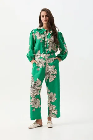Straight Leg Pant - Zinnia Print