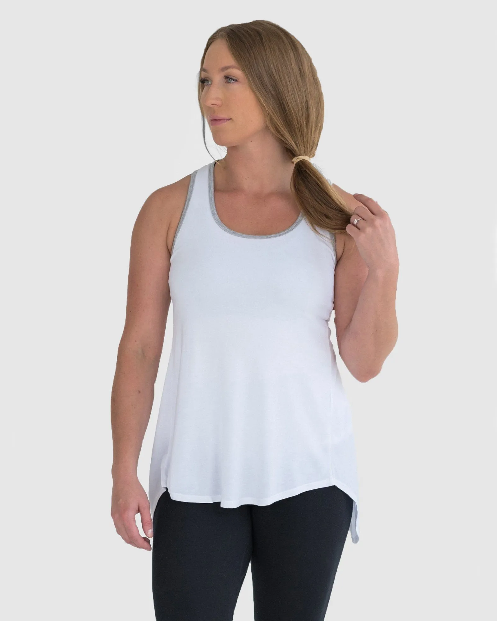 Studio to Street Singlet - White