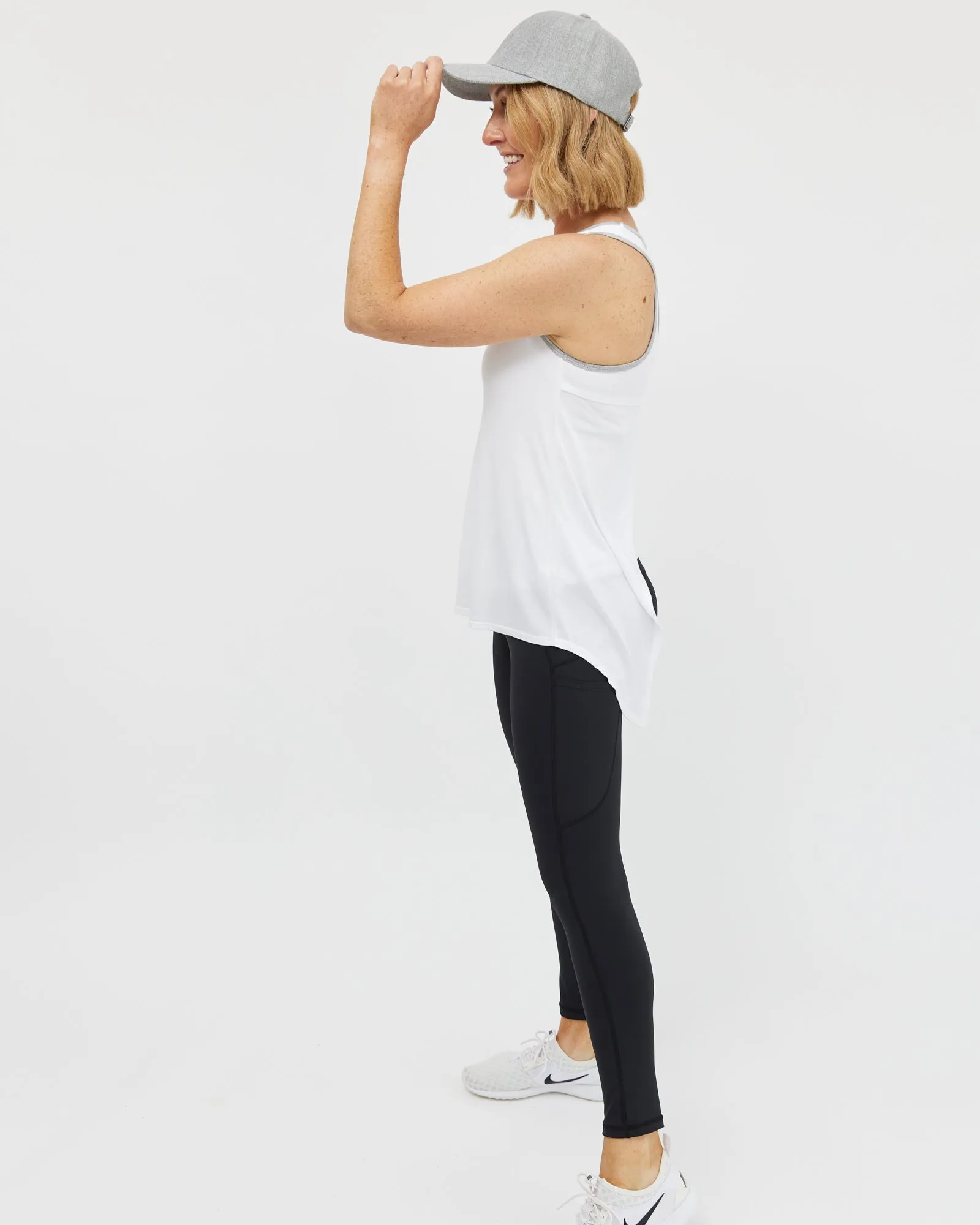 Studio to Street Singlet - White