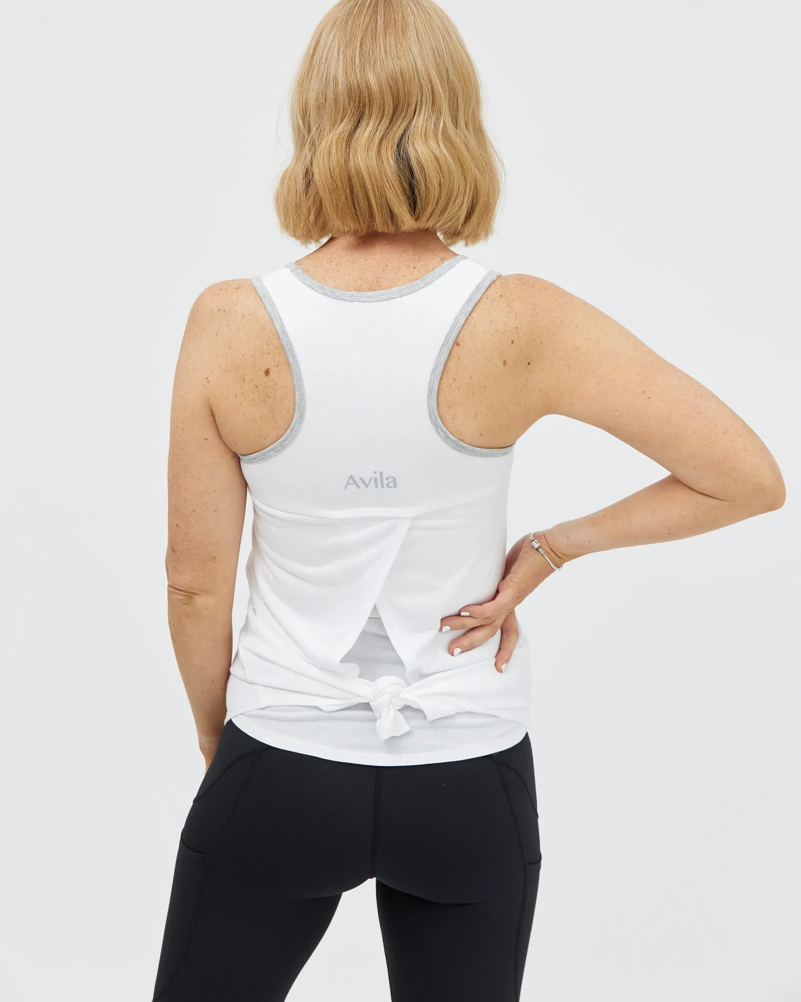 Studio to Street Singlet - White