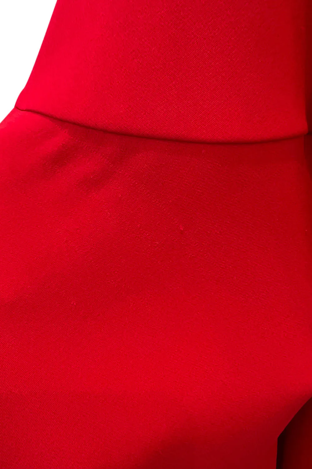 Stunning 2017 Valentino by Pierpaolo Piccioli Minimalist Red Cady Caftan Dress