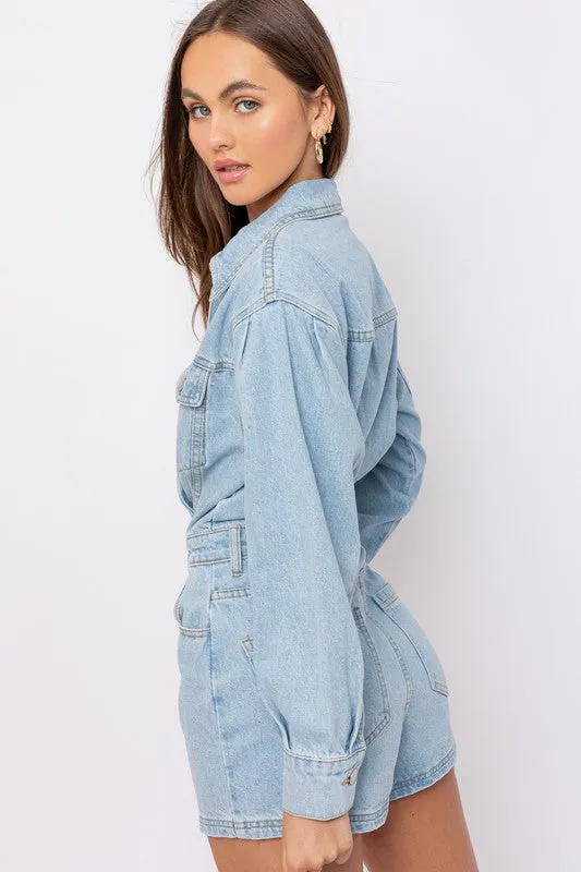 Styling Denim Romper
