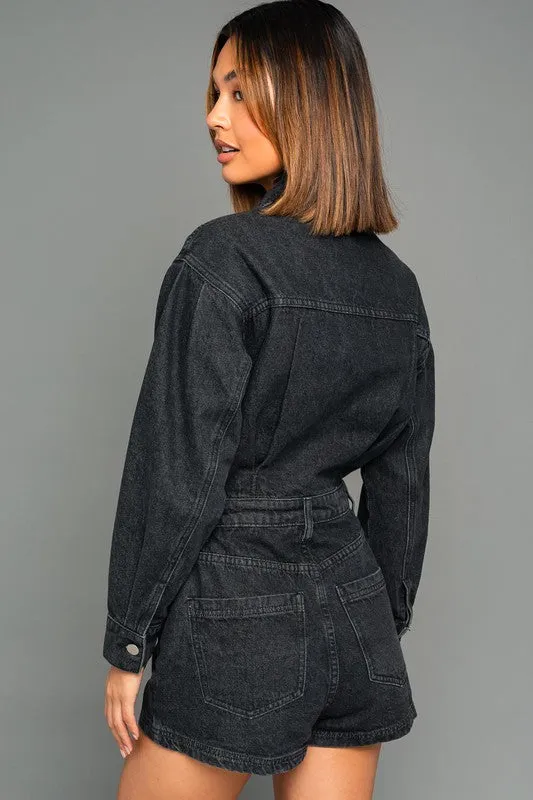 Styling Denim Romper