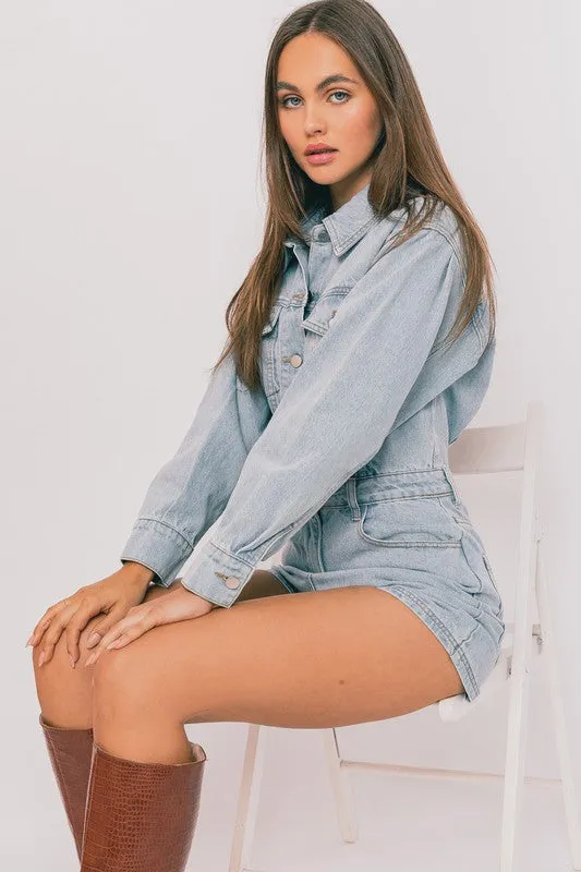 Styling Denim Romper