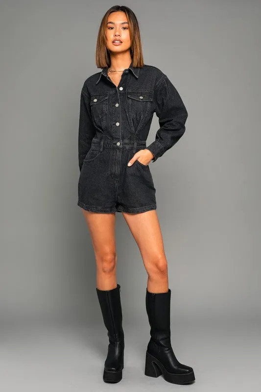 Styling Denim Romper