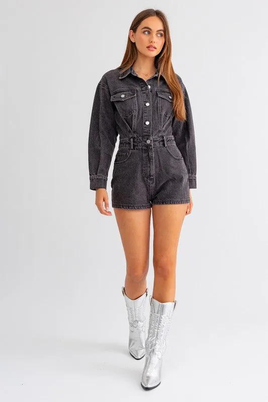 Styling Denim Romper