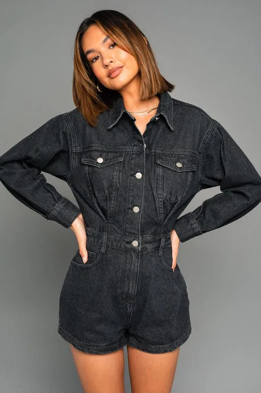 Styling Denim Romper