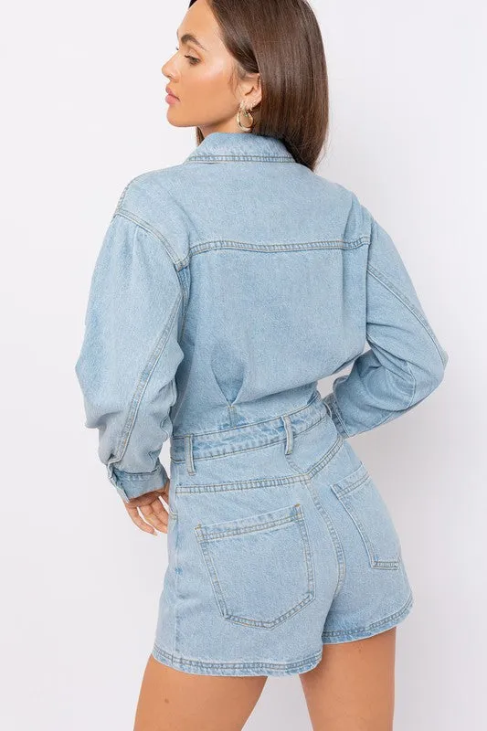 Styling Denim Romper