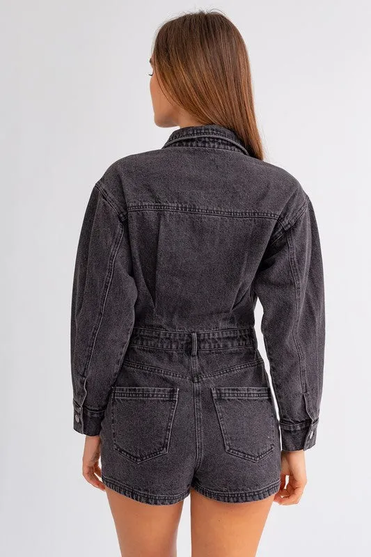 Styling Denim Romper