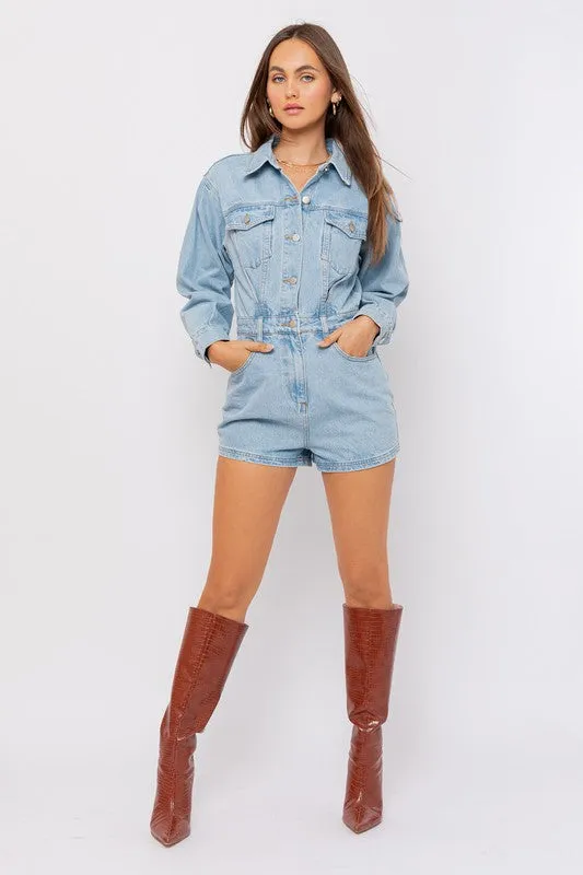 Styling Denim Romper