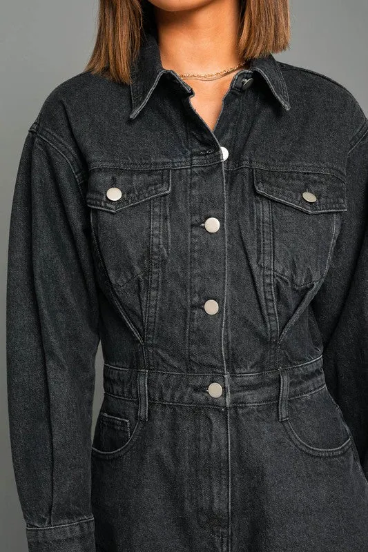 Styling Denim Romper