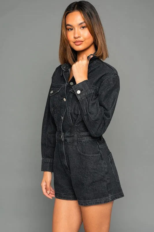 Styling Denim Romper