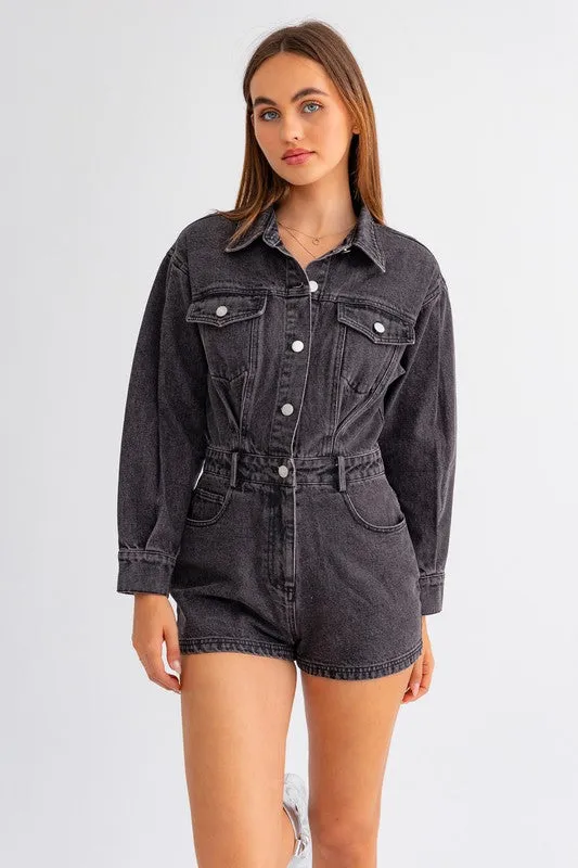 Styling Denim Romper