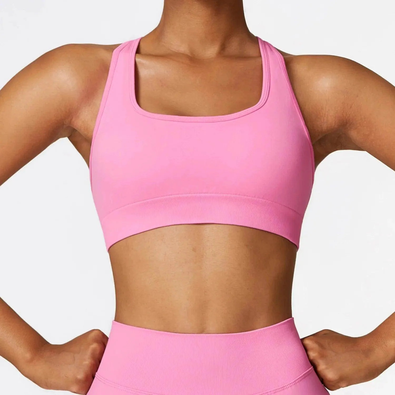 Stylish sports bra swim top for swimming and surfing