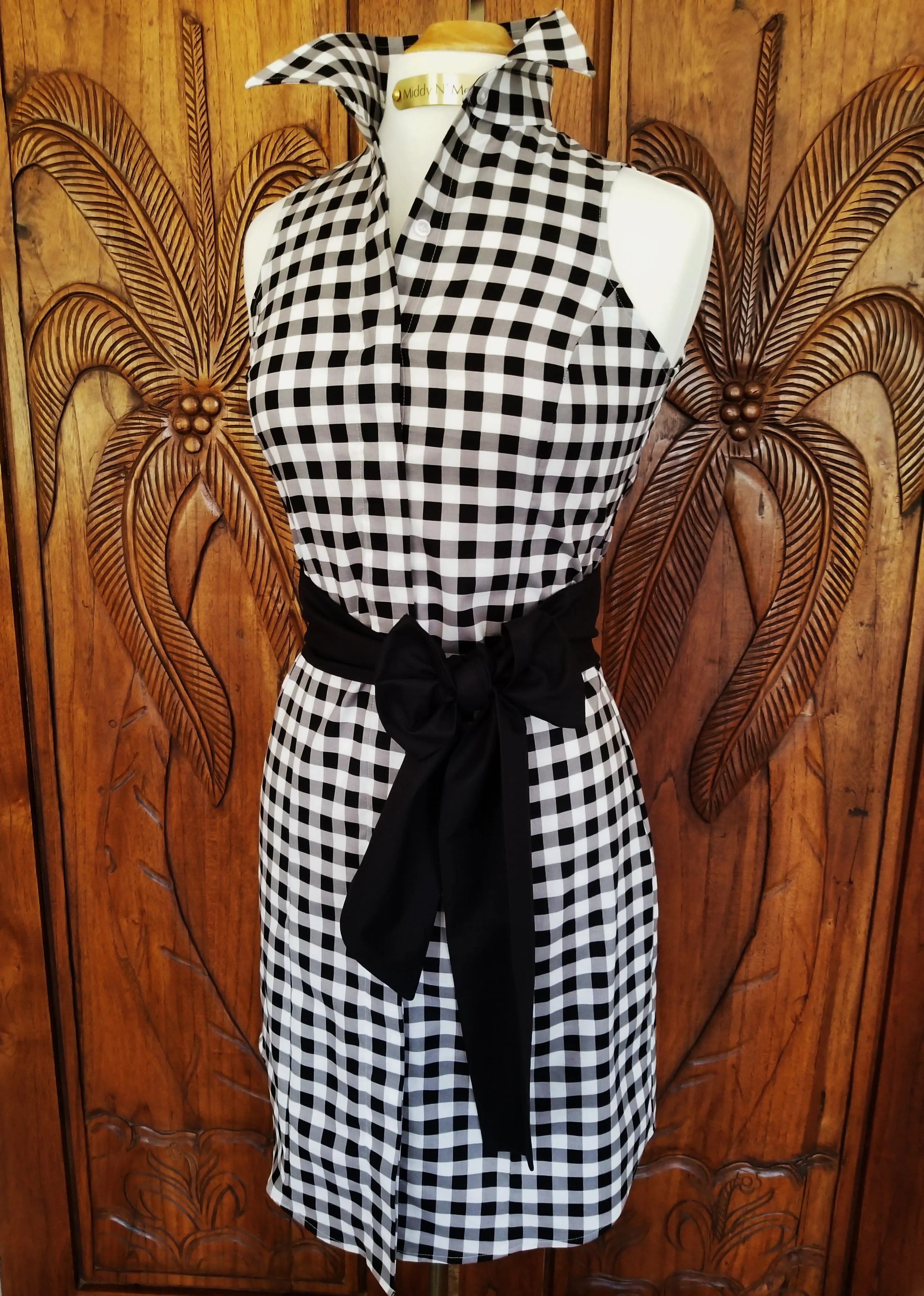 SUMMER RIDE DRESS IN ONYX