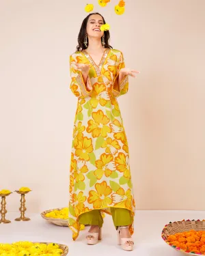 Sunflower Asymetrical tunic with pants