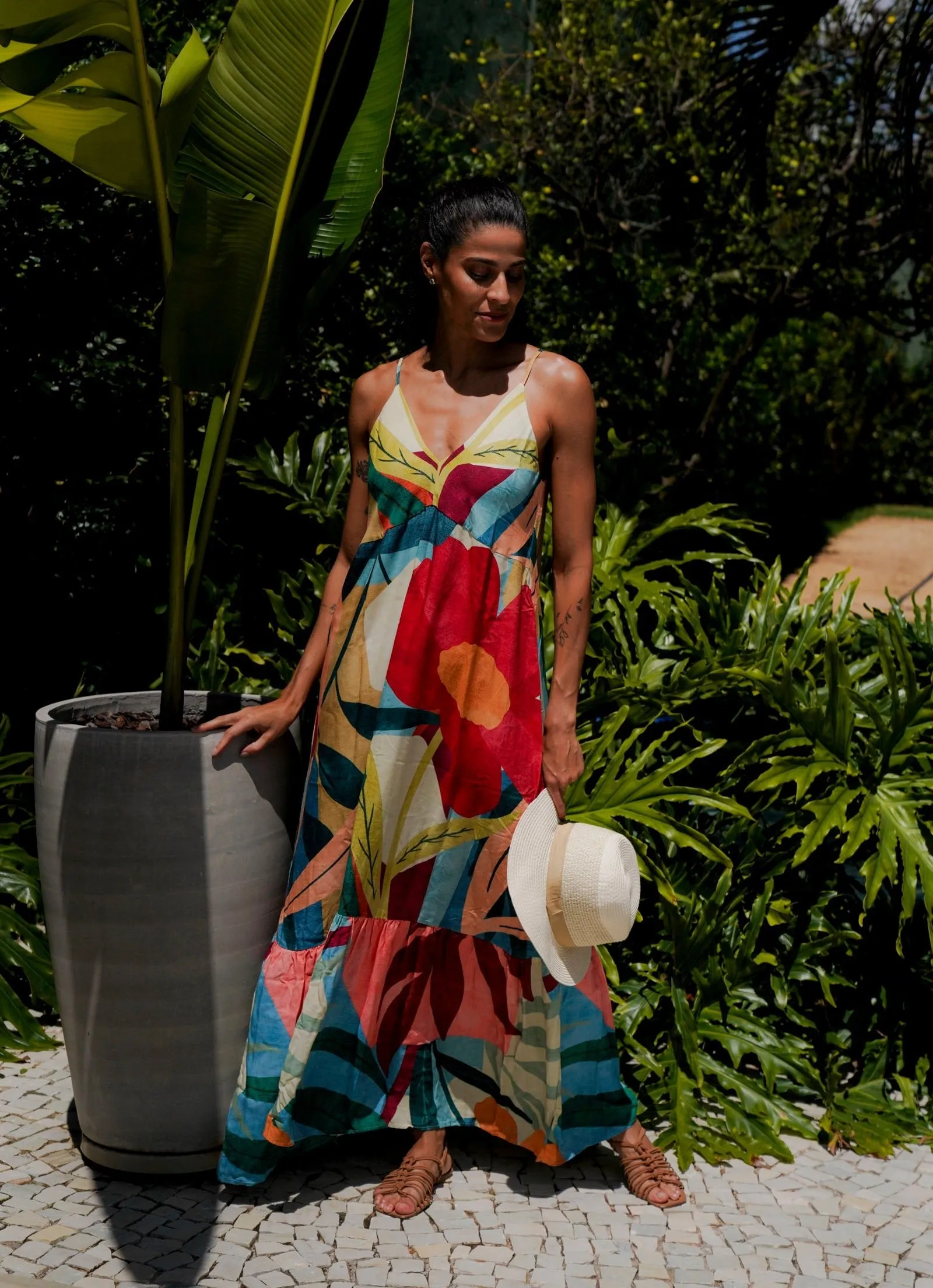 Sunset Maxi Dress (Marygold)