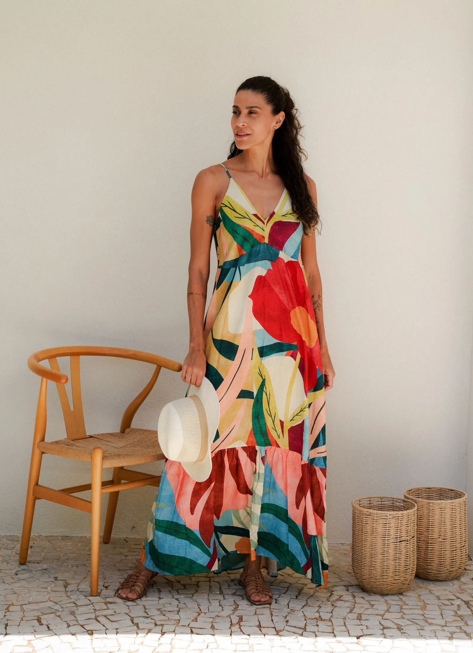 Sunset Maxi Dress (Marygold)