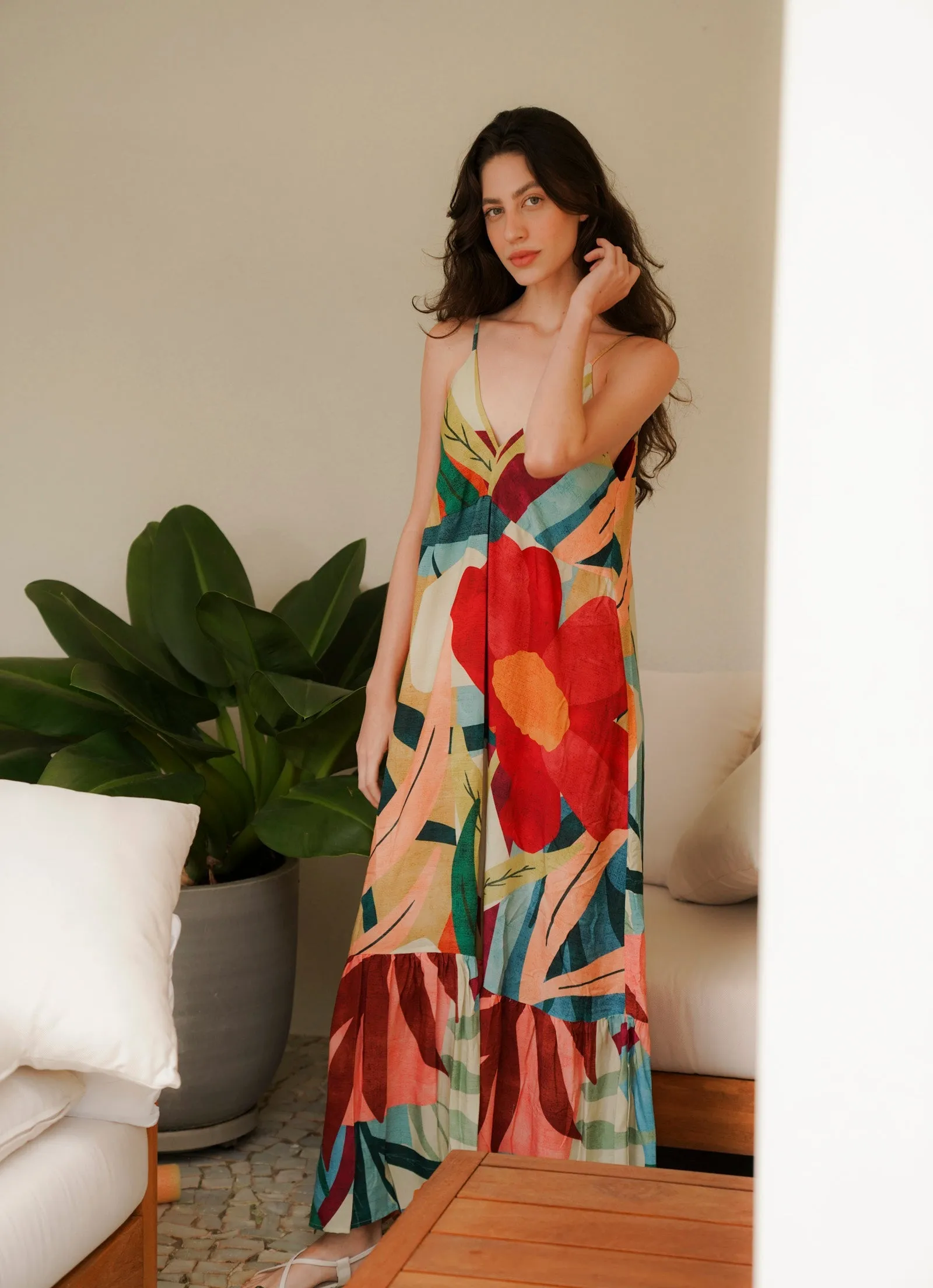 Sunset Maxi Dress (Marygold)