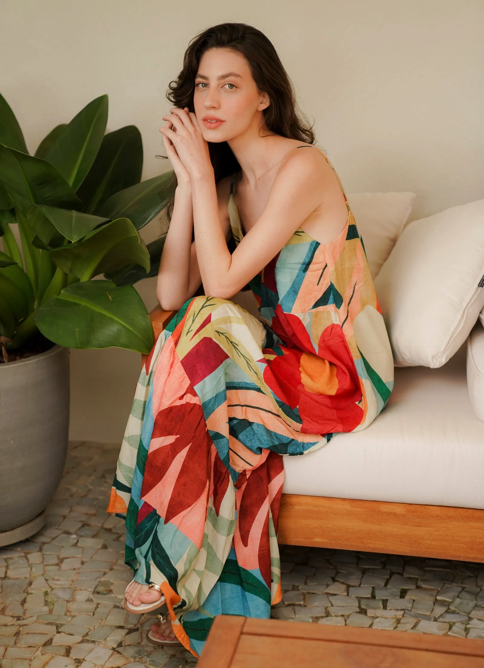 Sunset Maxi Dress (Marygold)