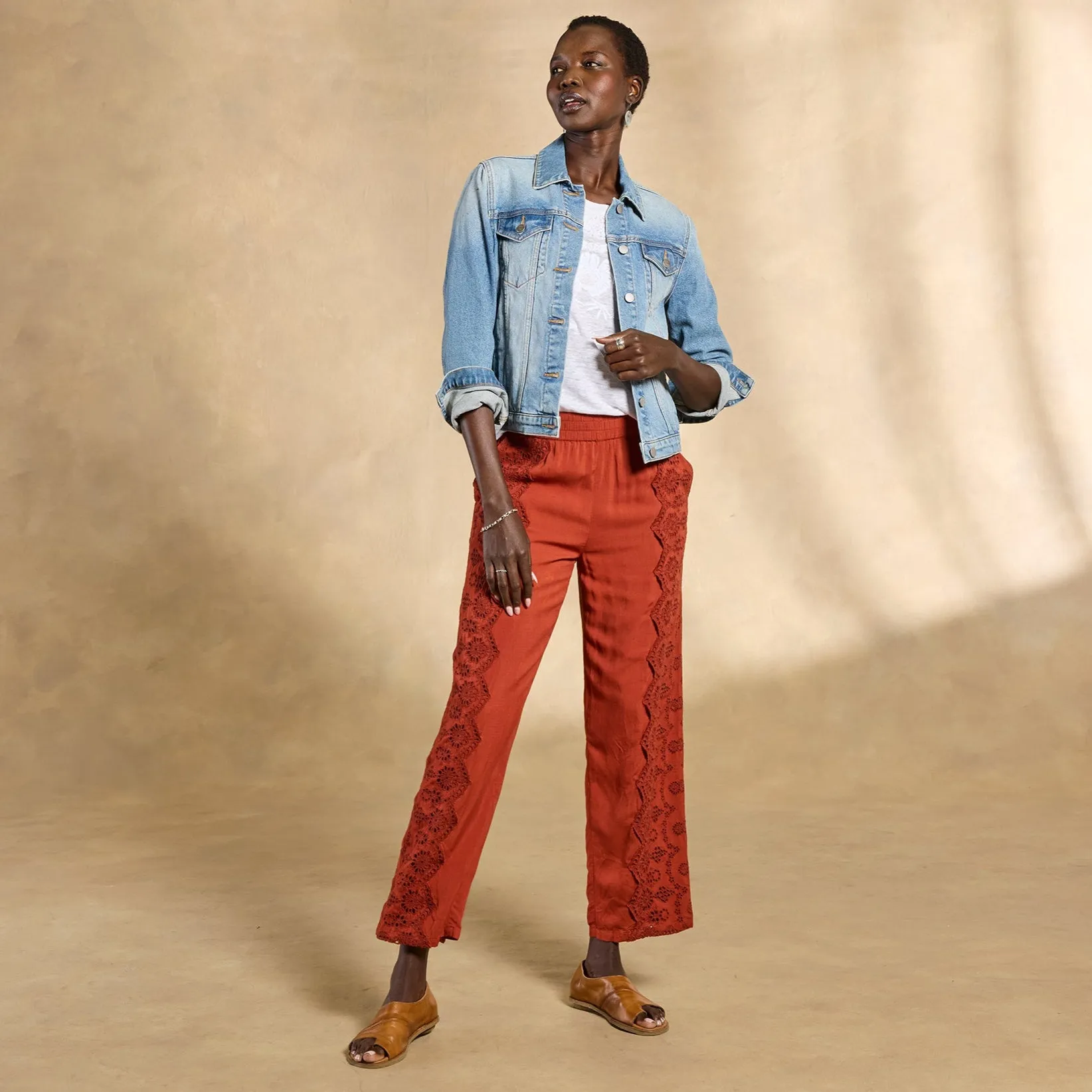 Suvi Eyelet Pants