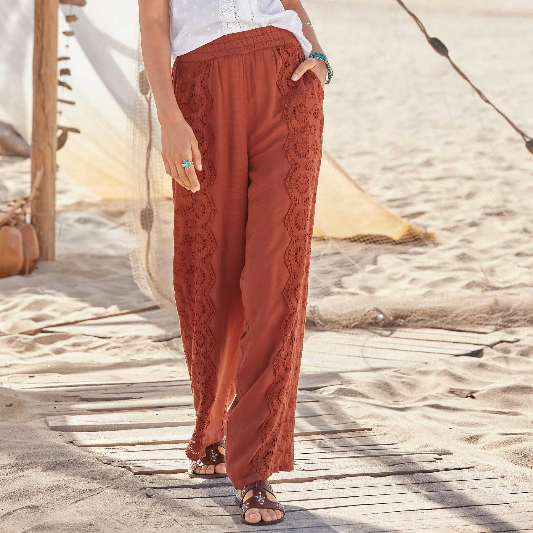 Suvi Eyelet Pants