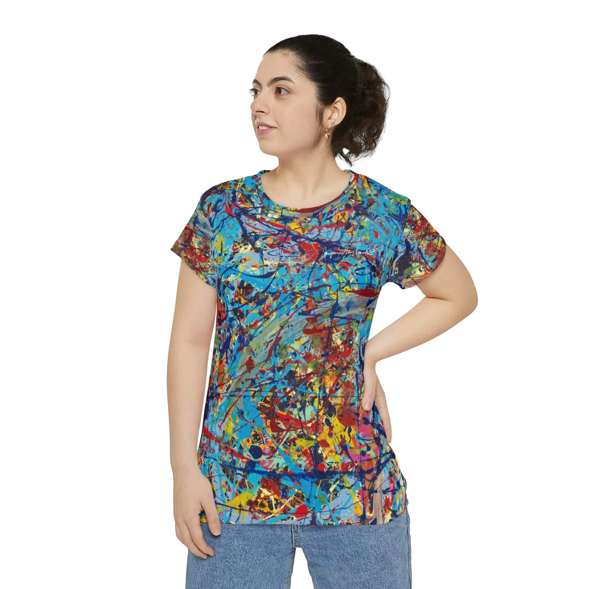 Taffy Galaxy by Jumper Maybach® - WOMEN'S Short Sleeve Shirt