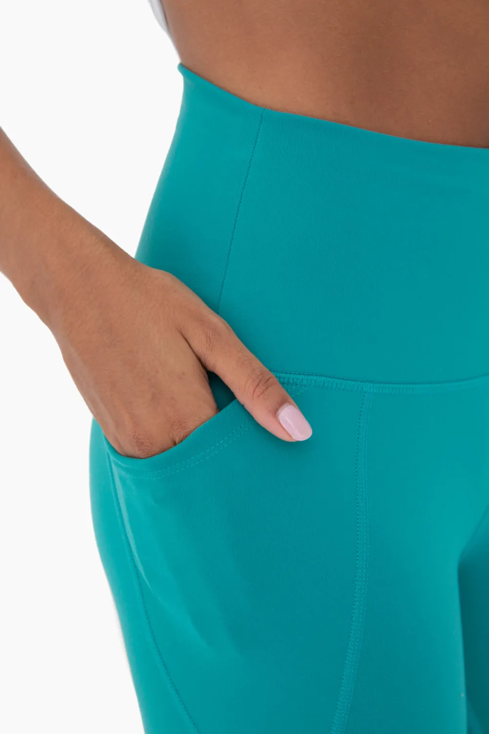 Teal Freedom Tapered High-Waist Leggings