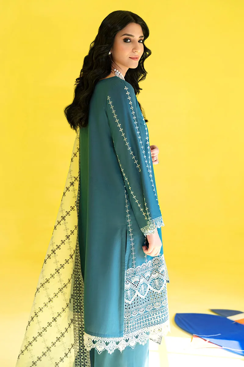 Teal Green Embroidered Pakistani Salwar Kameez Dupatta Salwar Suit