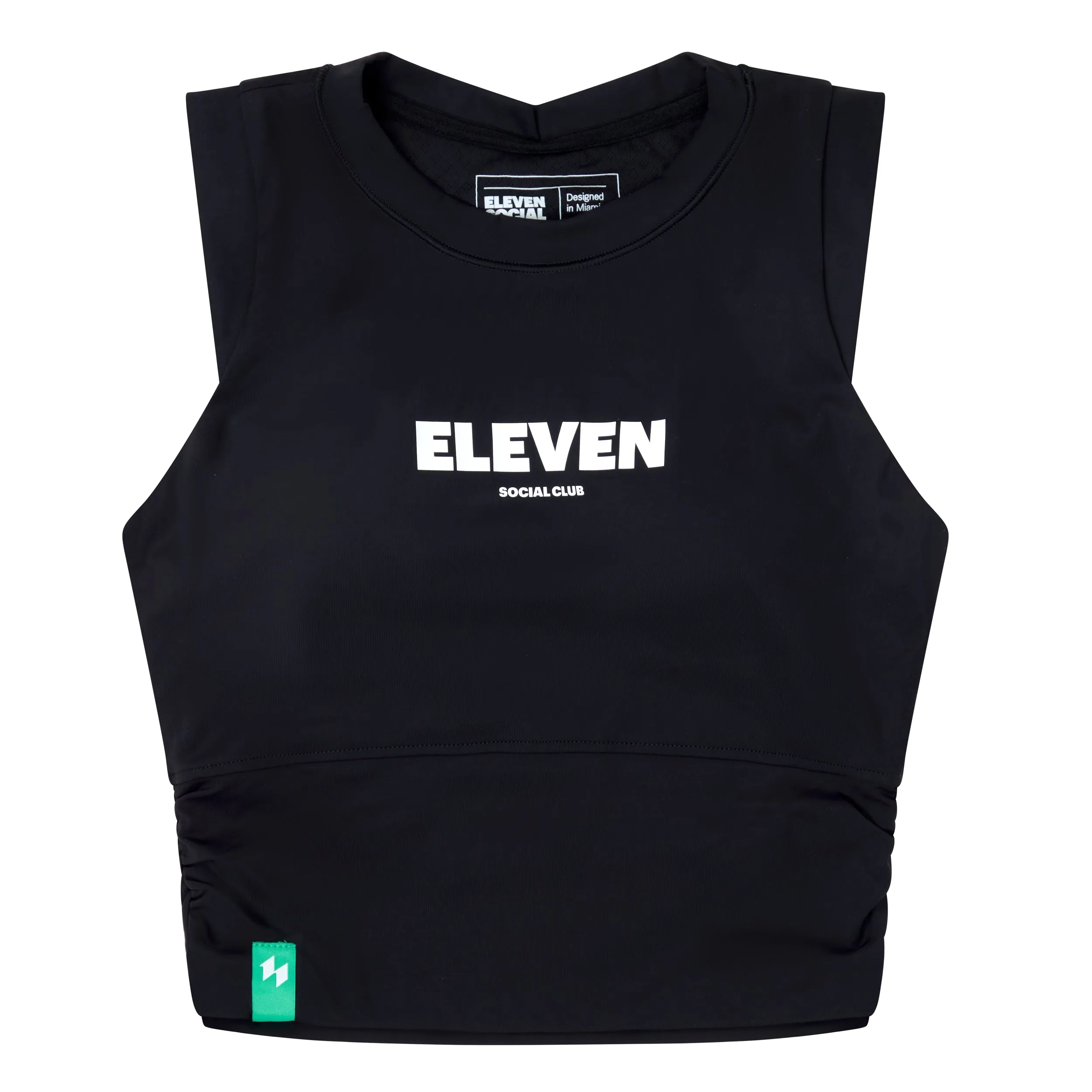 The Jade Cropped Performance Tank