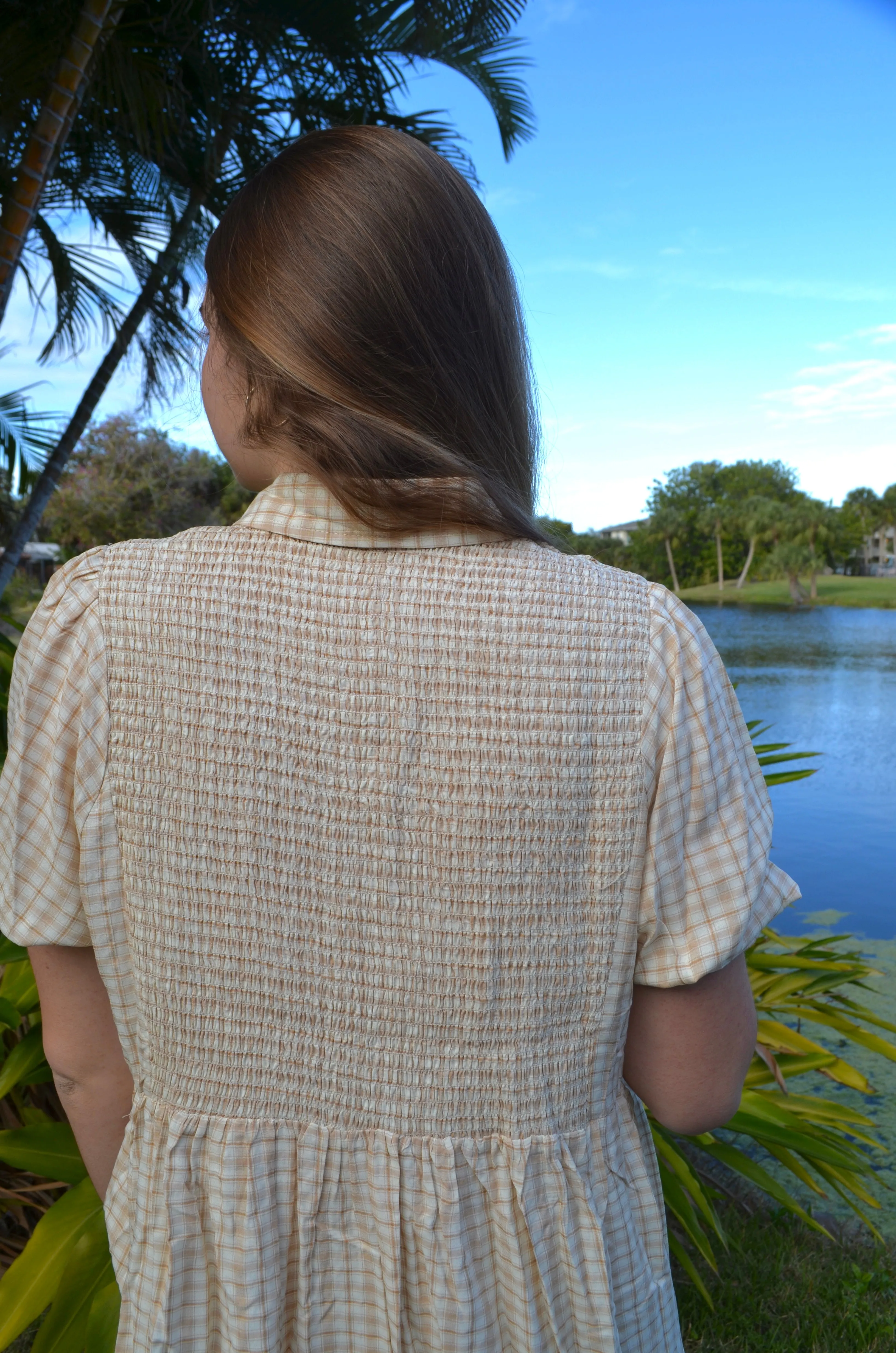 The Meg Top in Plaid